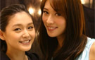 美女明星罕见合影照