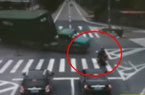"運氣哥"翻車瞬間逃生