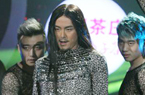 胡杏儿芒果台玩模仿秀
