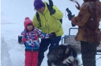 "爸爸"去雪乡遭围观