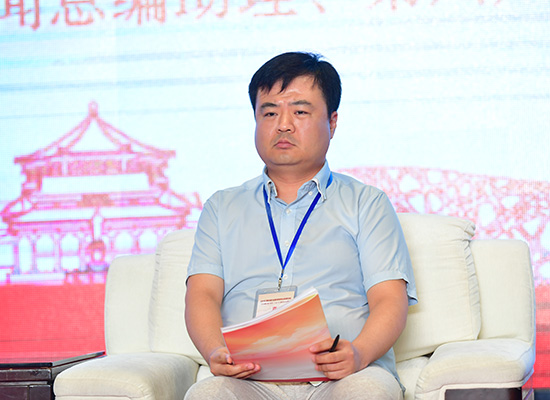 中工網總編輯助理 馮裕。攝影/人民網 於凱