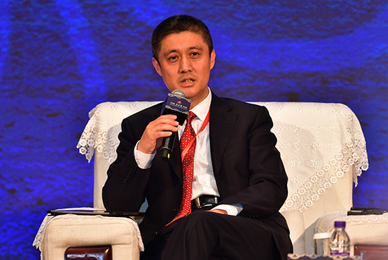 中國外文出版發行事業局副局長高岸明。攝影/於凱